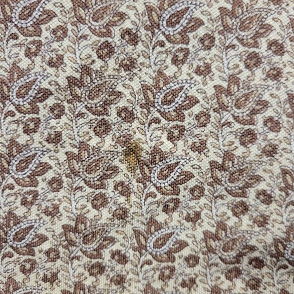 Polo Golf Ralph Lauren Shirt Mens Large Brown All Over Print Floral Short Sleeve - Picture 6 of 11
